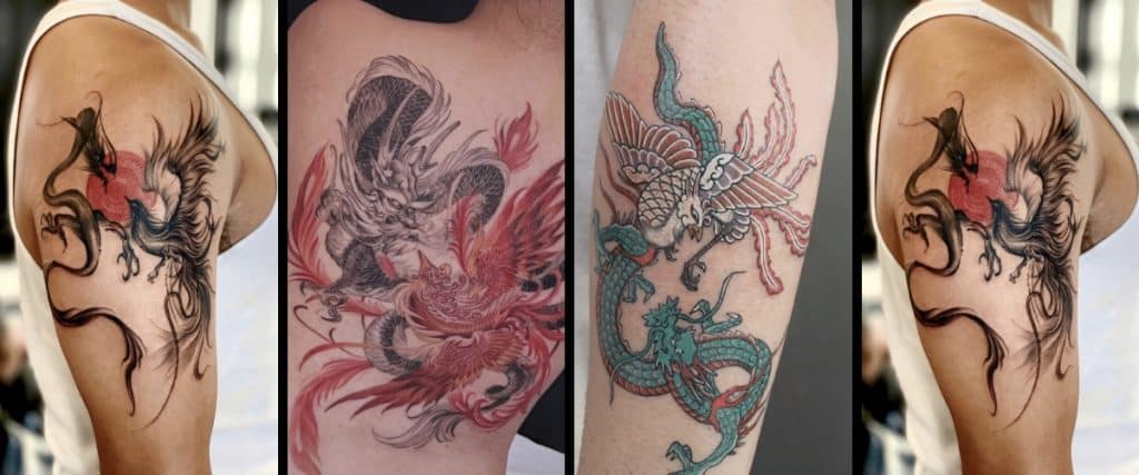 Dragon Phoenix Tattoo Featured Image