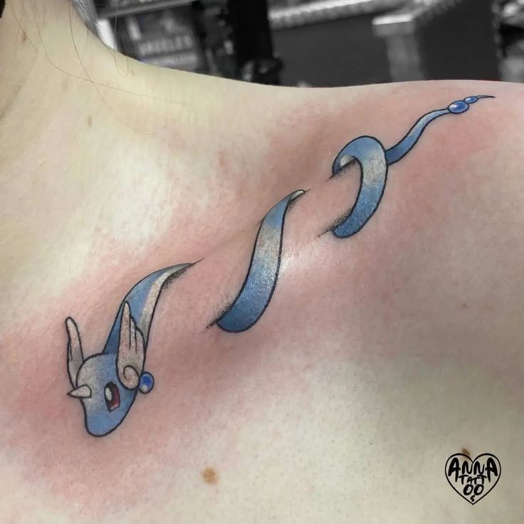 Dragonair Pokemon Tattoo