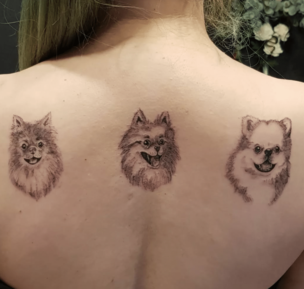 Back Dog Tattoo