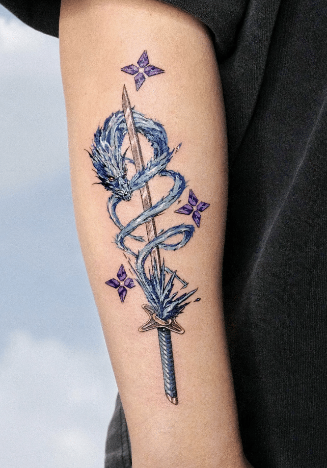 Bleach Sword Tattoo