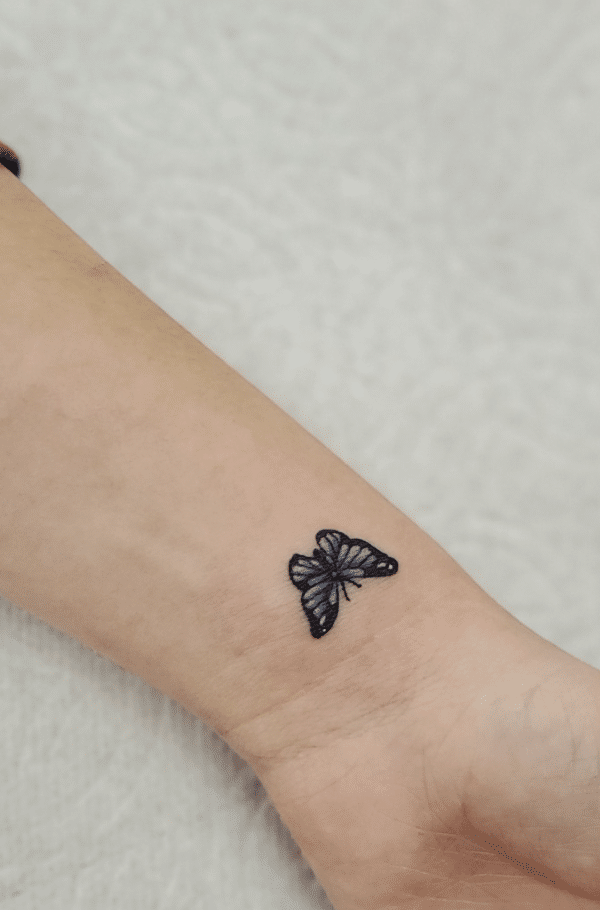 Butterfly Wrist Tattoo