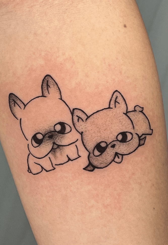 Chibi Dog Tattoo