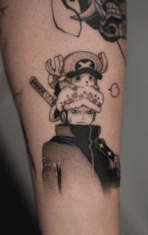 Chopper And Law Tattoo