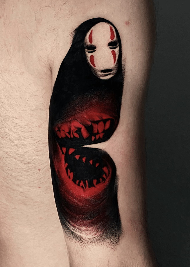 Creepy No Face Tattoo​