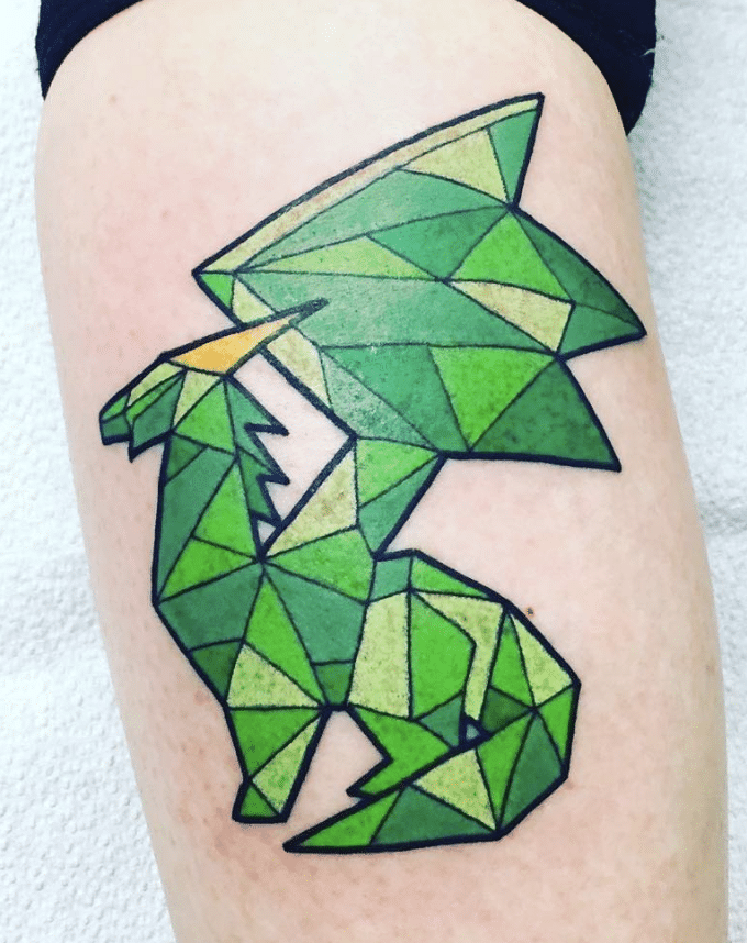 Crystal Dragon Spyro Tattoo