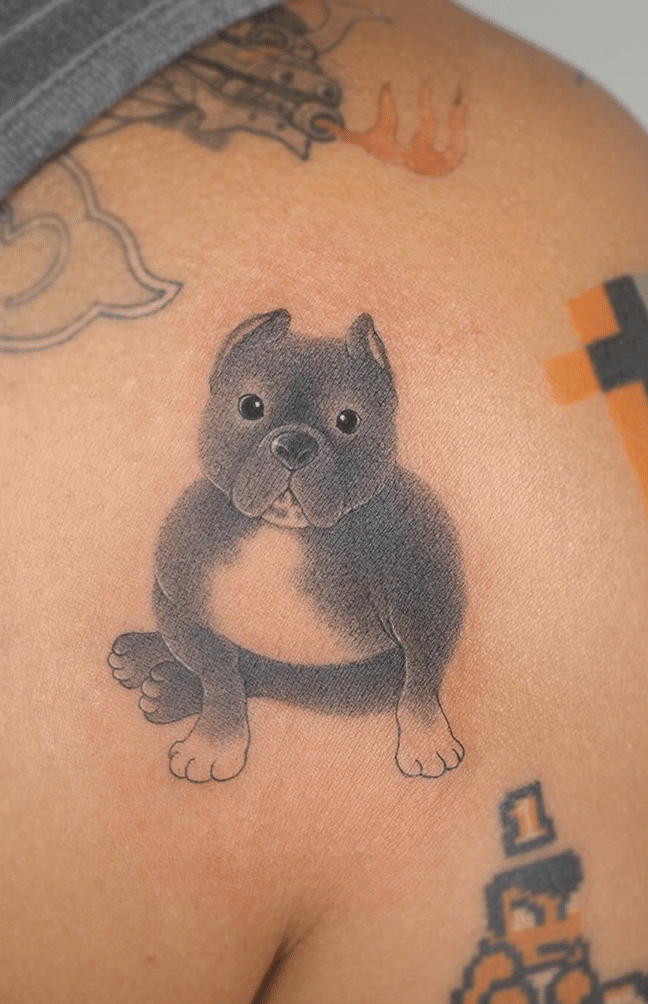 Cute Dog Tattoo