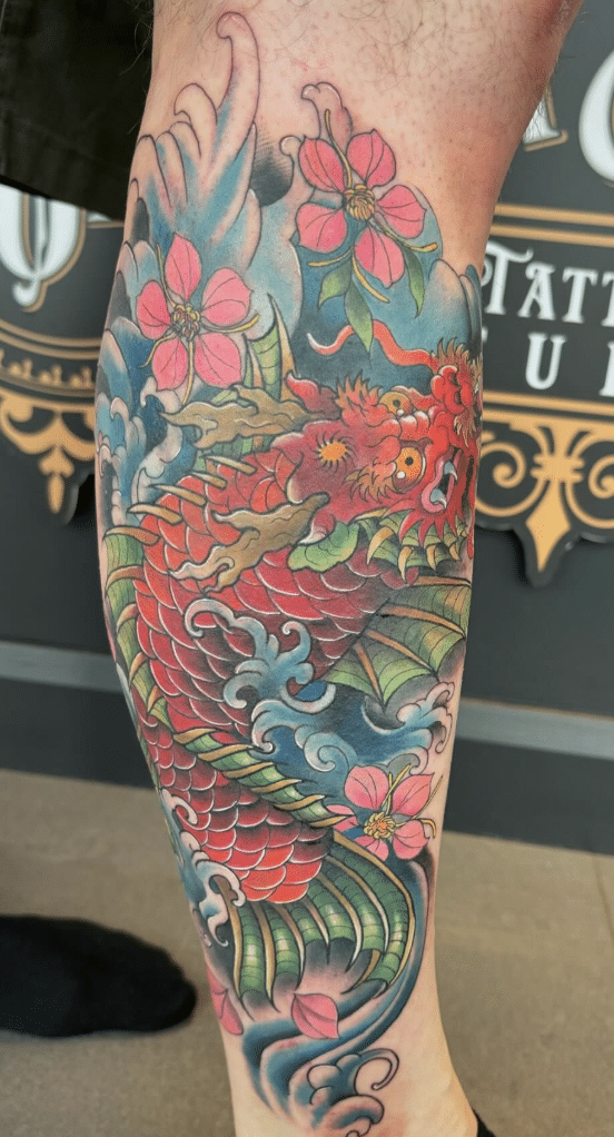 Dragon Fish Tattoo Japanese