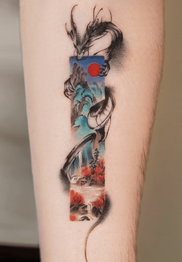 Dragon Frame Tattoo