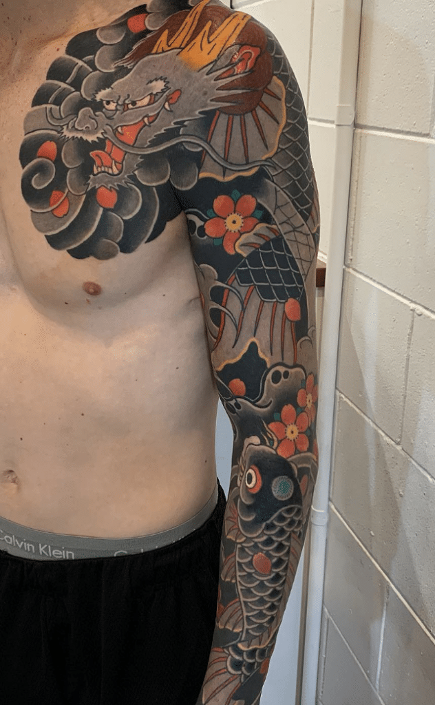 Dragon Koi Tattoo Japanese