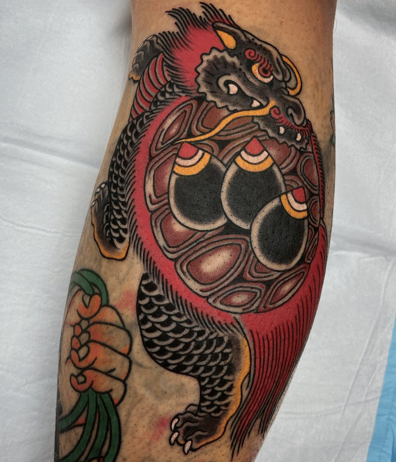 Dragon Turtle Tattoo