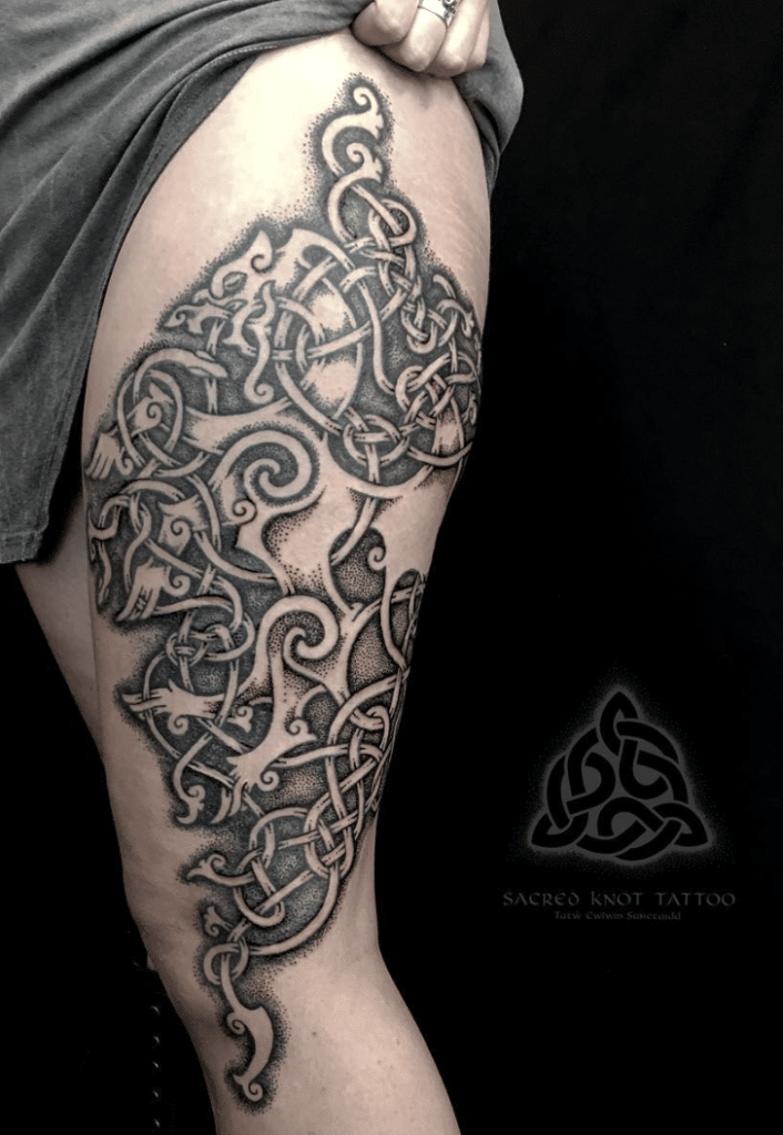 Celtic Dragon Tattoo