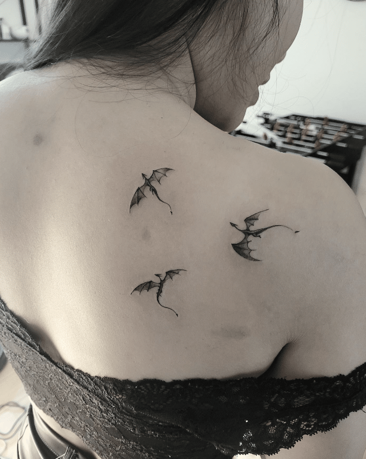 European Small Dragon Tattoo