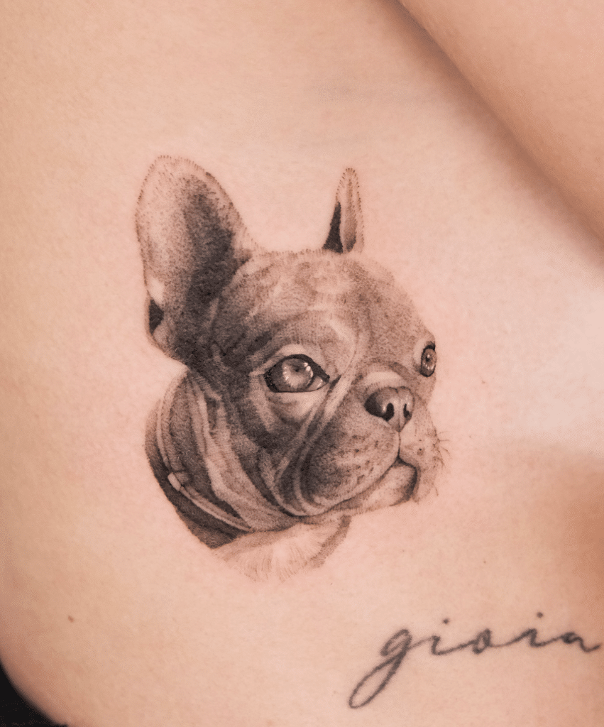 French Bulldog Tattoo