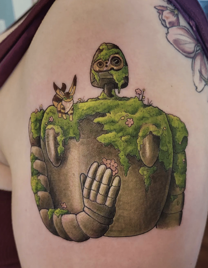 Garden Robot Studio Ghibli Tattoo​