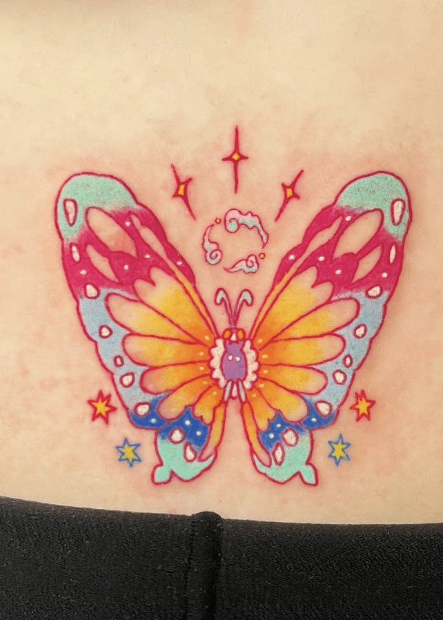 Gigantamax Butterfree Tattoo