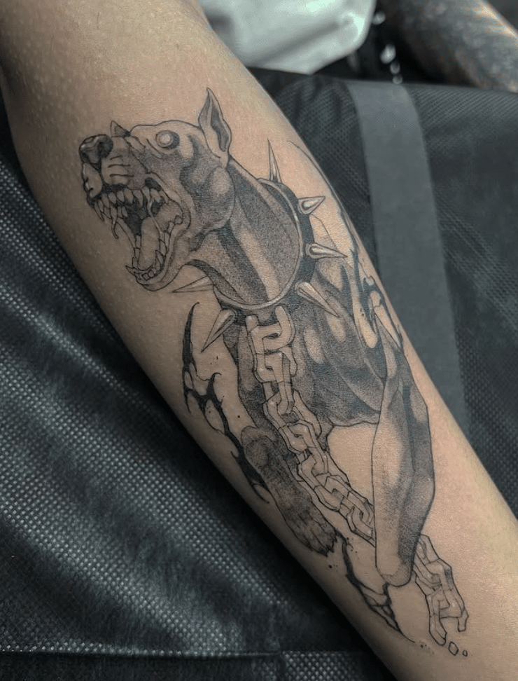 Guts Dog Tattoo