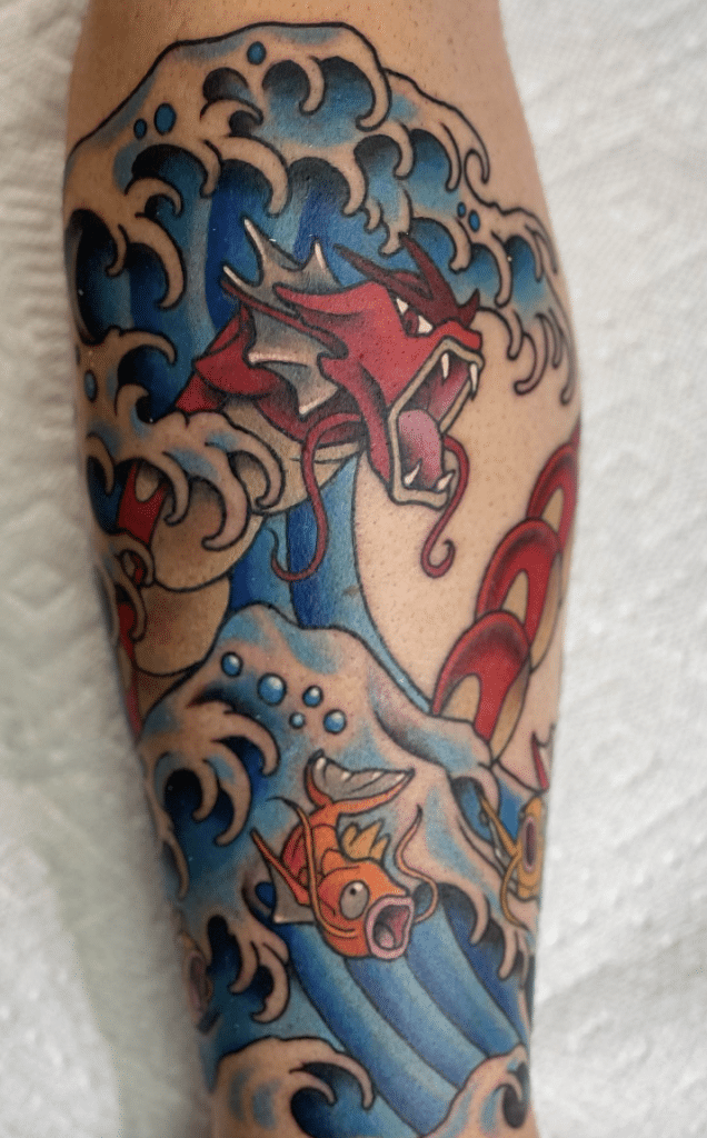 Gyarados Pokemon Tattoo