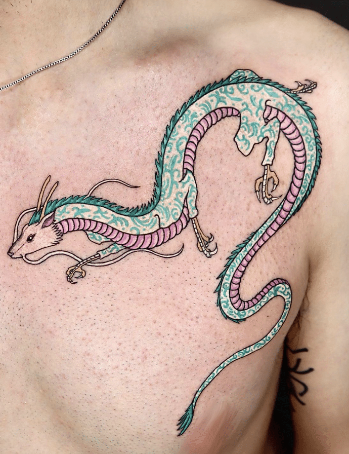 Haku Dragon Tattoo