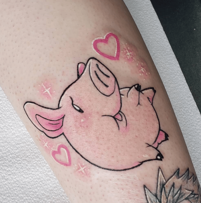 Hawk Seven Deadly Sins Pig Tattoo