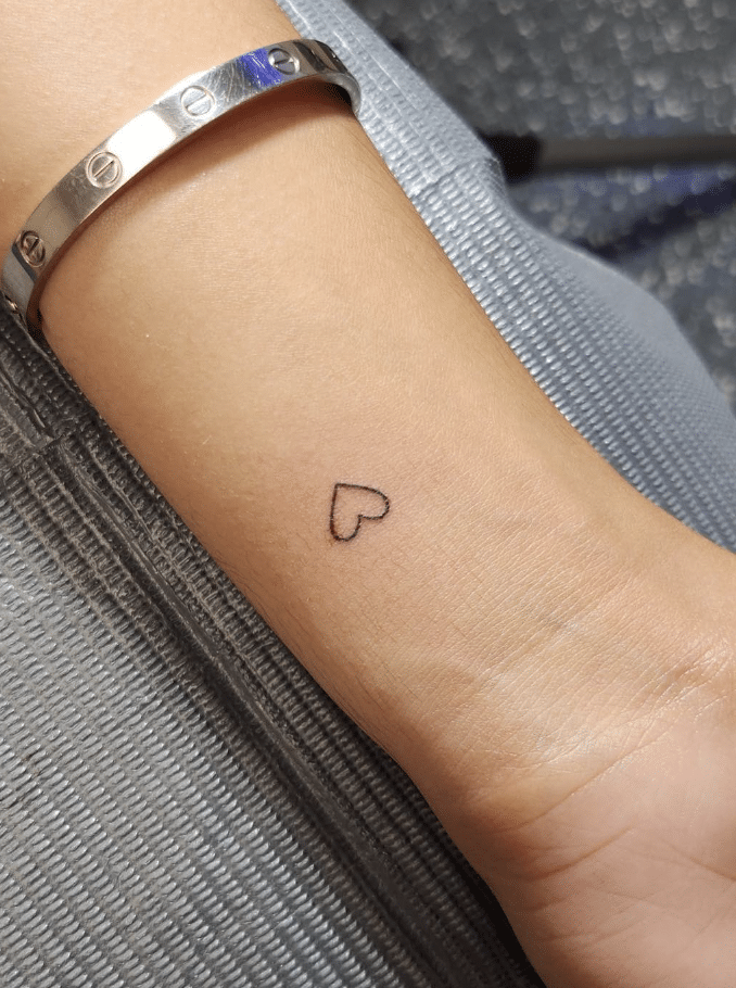 Heart Wrist Tattoo