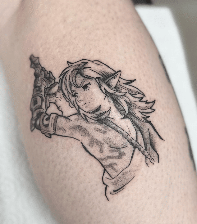 Hero Of The Wild (TOTK) Tattoo