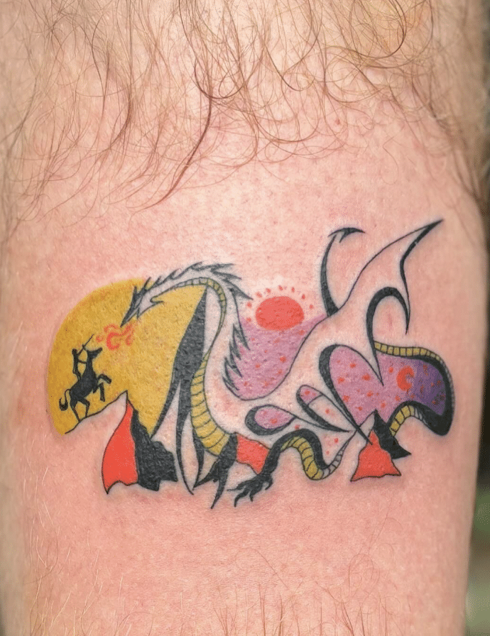 Hero V Dragon Tattoo