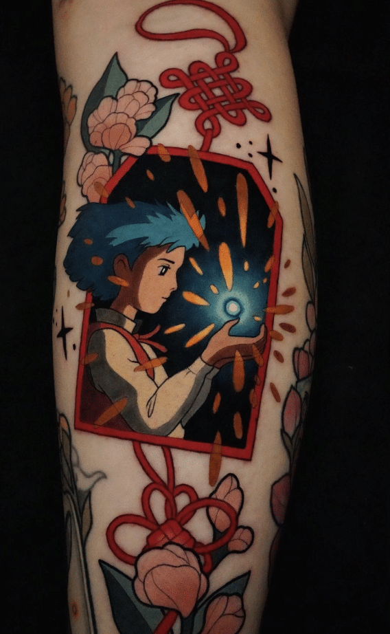 Howl’s Moving Castle Tattoo