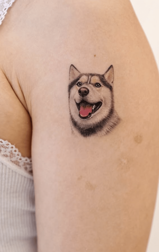 Husky Dog Tattoo