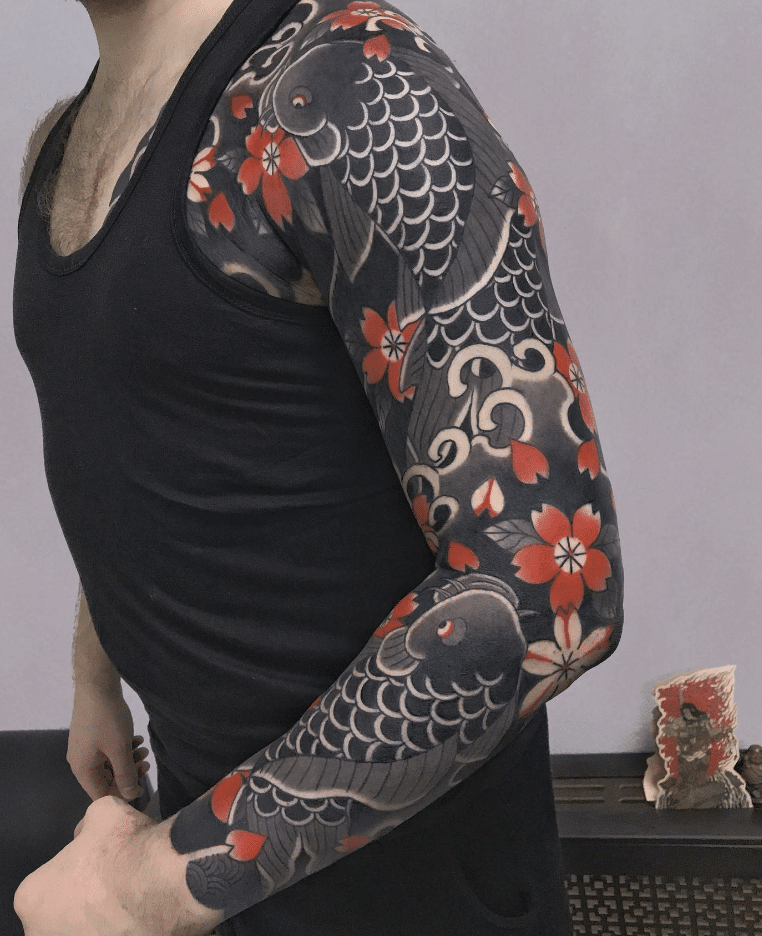 Irezumi Koi Tattoo Idea