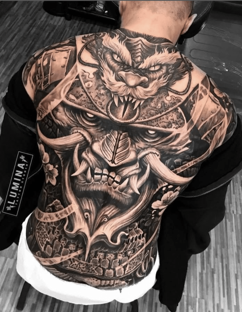 Japanese Mask Japanese Tattoo