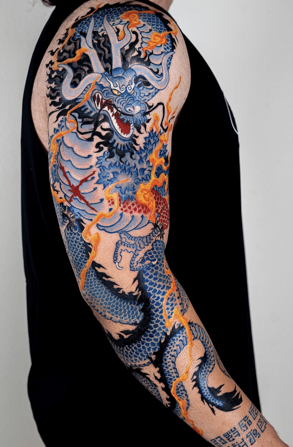 Kaido Dragon One Piece Tattoo