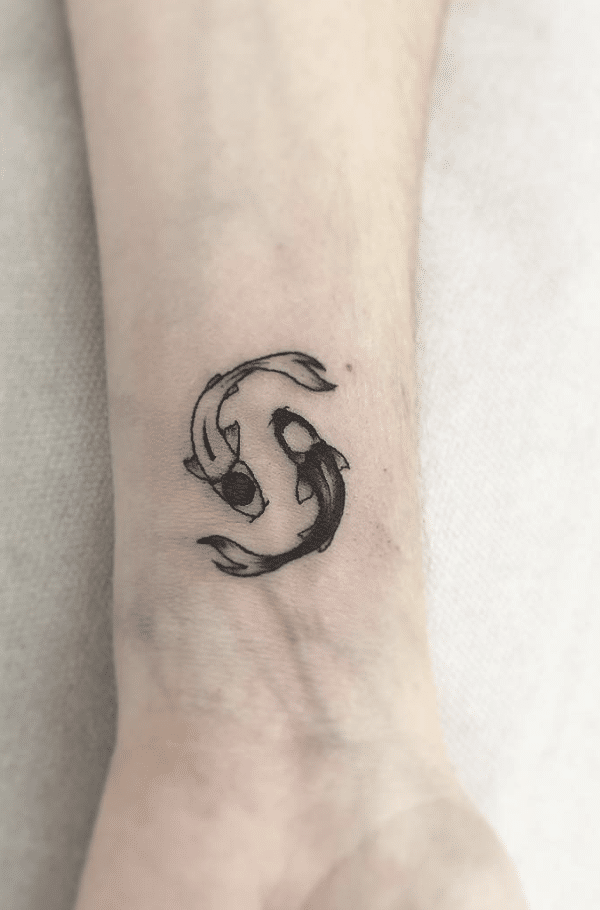 Koi Wrist Tattoo