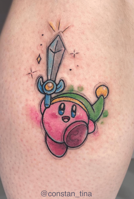 Link X Kirby Tattoo