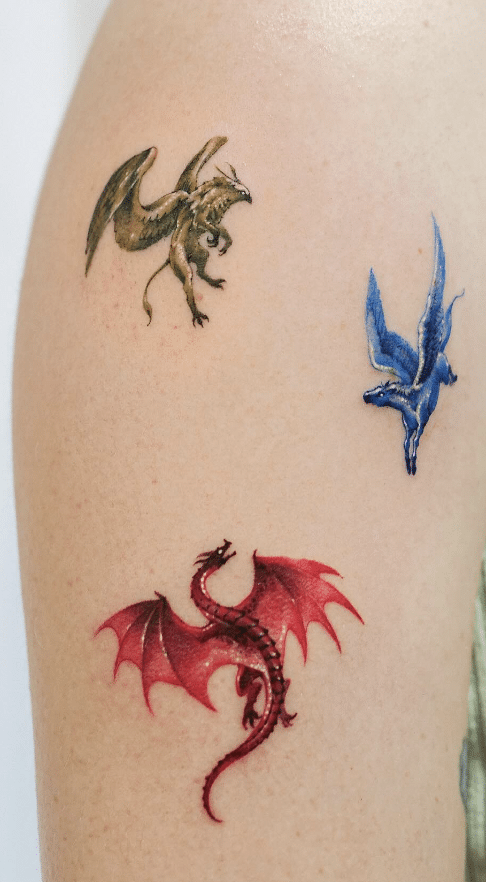 Little Red Dragon Tattoo