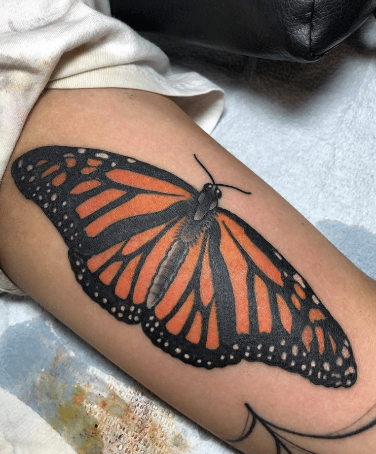 Monarch Butterfly Tattoo Ideas