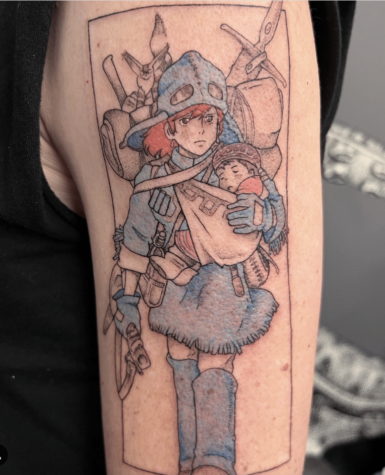 Nausicaä Studio Ghibli Tattoo