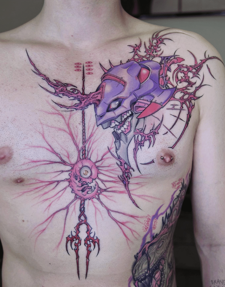 Neon Genesis Evangelion Tattoo