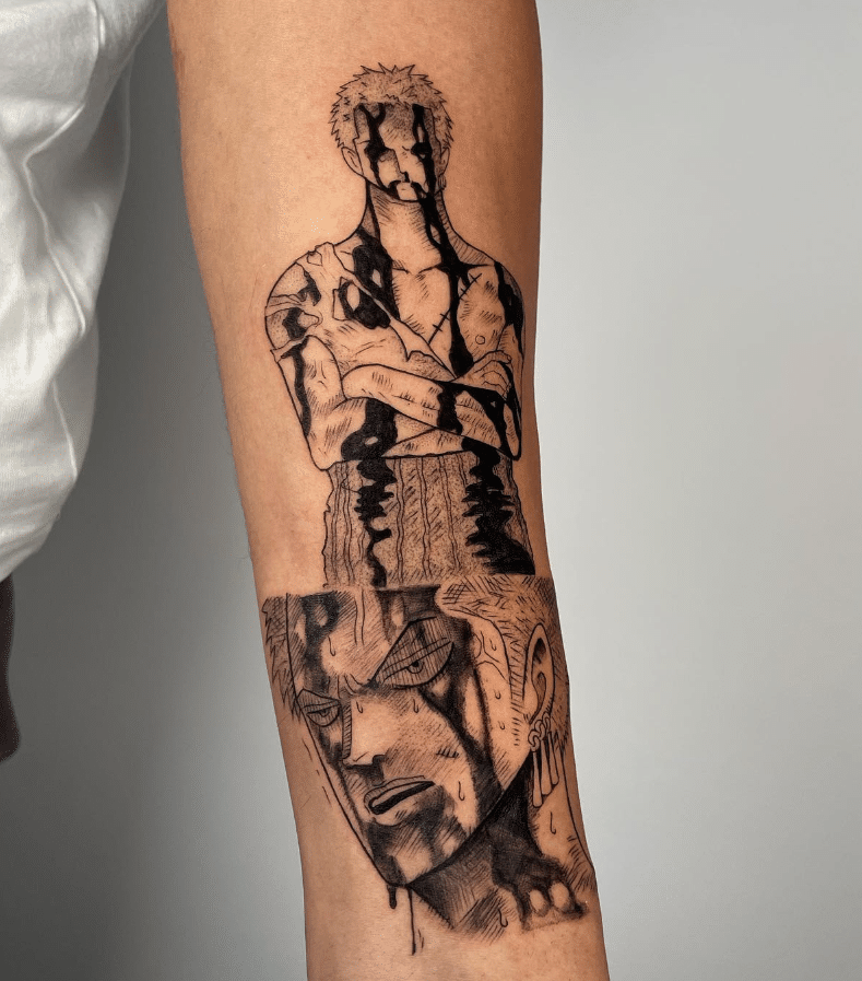 Nothing Happened One Piece tattoo