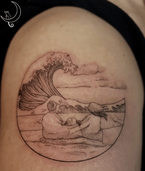 Ocean Waves Tattoo