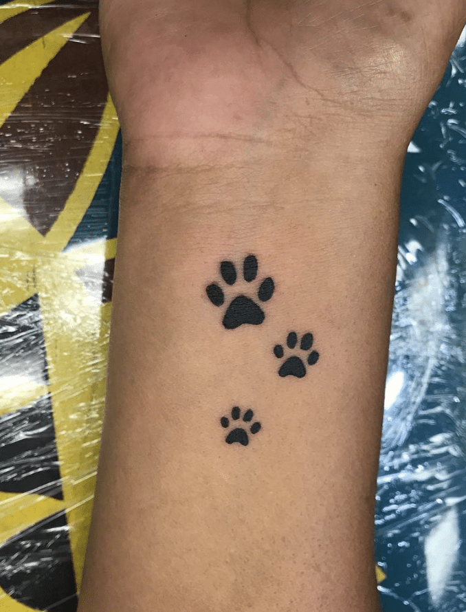 Paw Print Tattoo