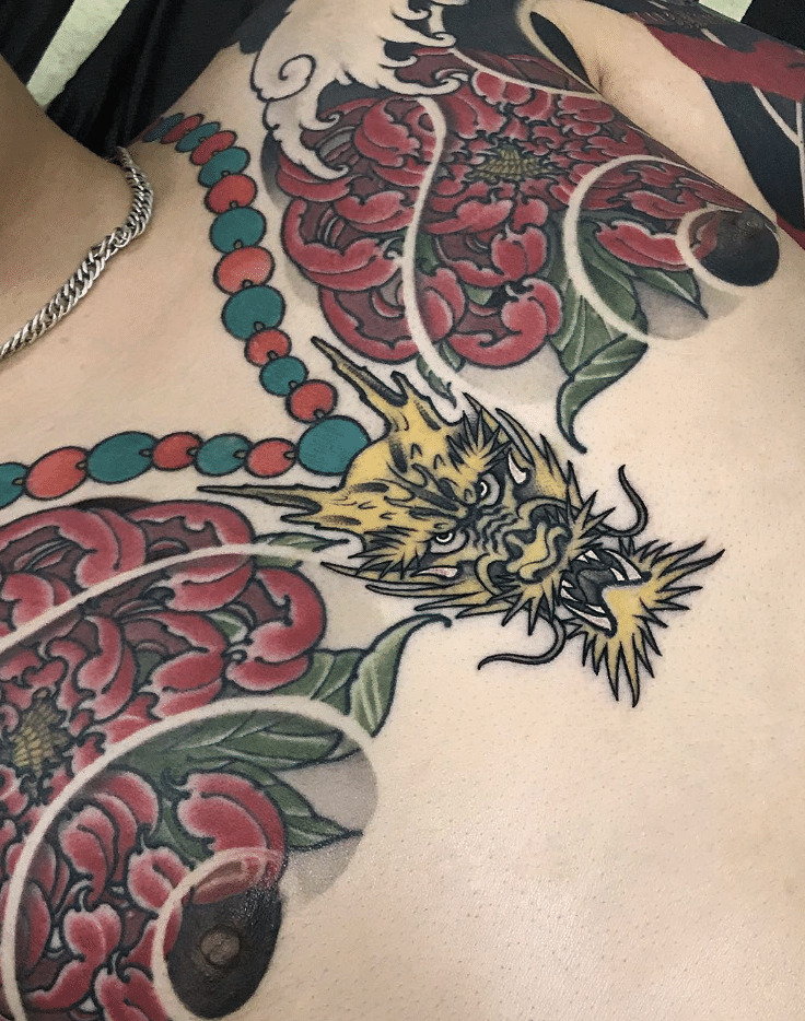 Pendant Dragon Head Tattoo