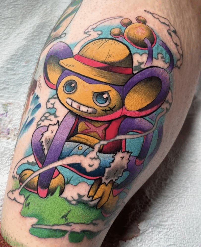 Pokemon X One Piece Tattoo