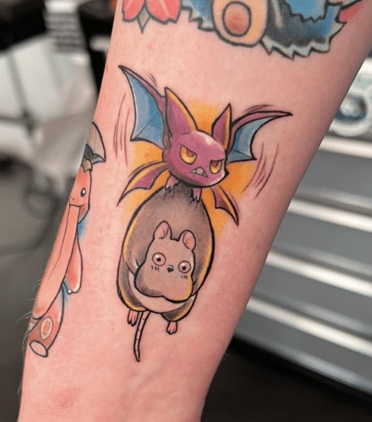 Pokemon X Studio Ghibli Tattoo