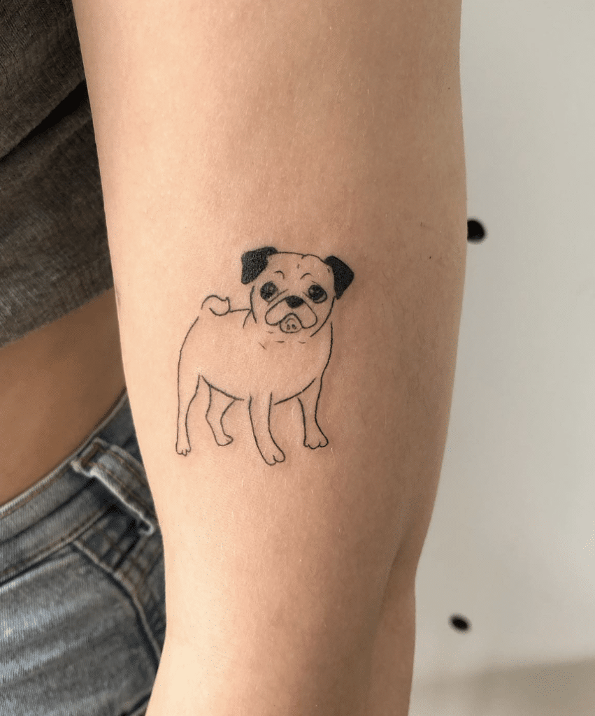 Pug Dog Tattoo