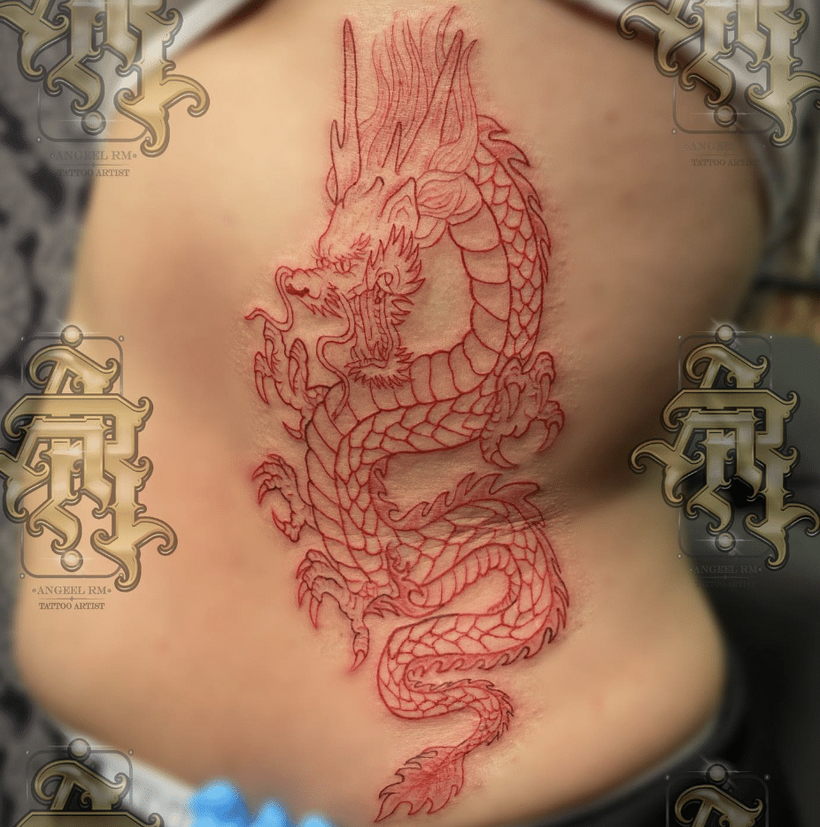 Red Chinese Dragon