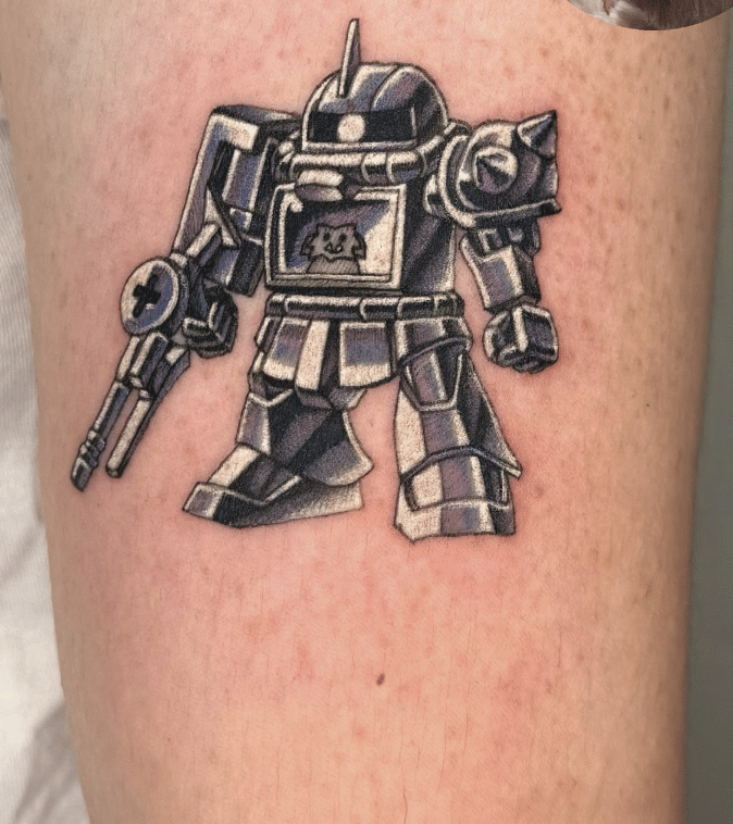 Robot Dog Tattoo