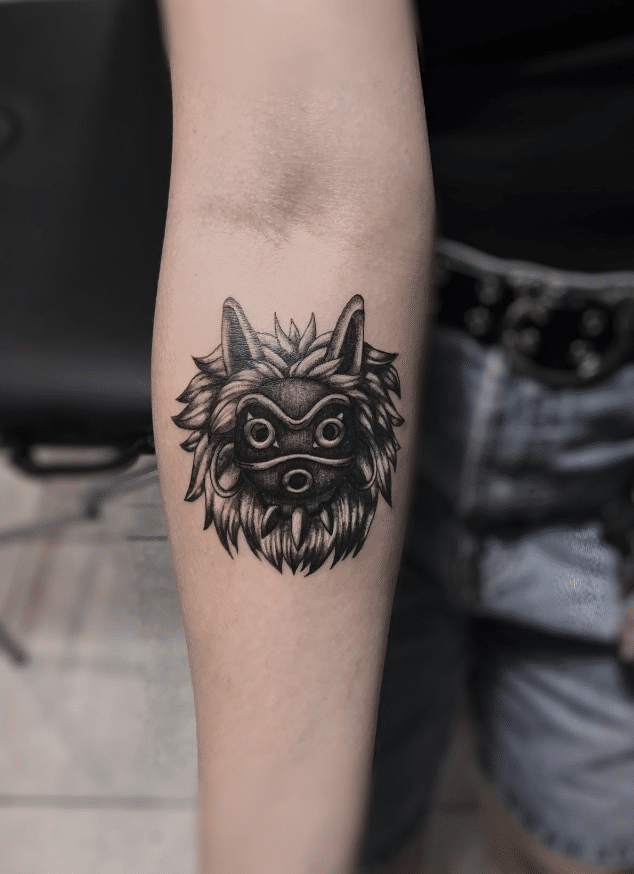 San Mask Studio Ghibli Tattoo​