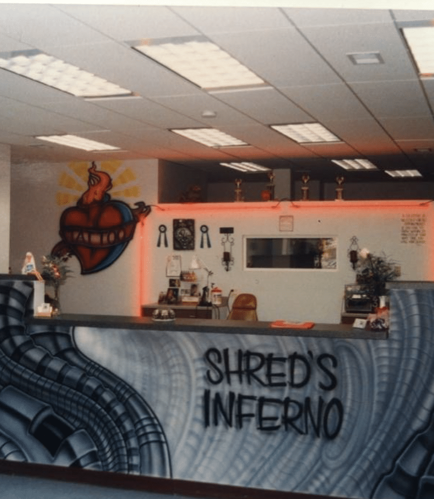 Shreds Inferno tattoo shop