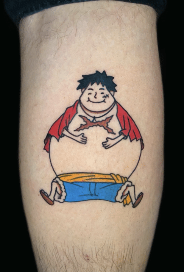 Stuffed Luffy Tattoo