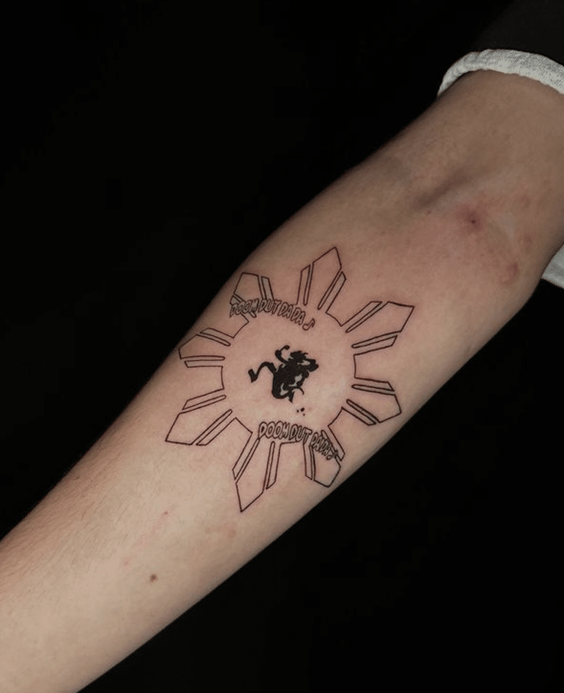 Sun God Nika Tattoo